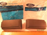 2 Pcs, R/h & L/h, Ford 1985/1987 Mercury Lynx "guard Assy" (rear Bumper) Nos. Fixed Price $44.95.