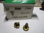 Auveco 17098 Phil Truss Hd Lic. Plate Screw M6.3-1.81 X 15MM Qty 50. Fixed Price $15.00.