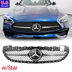 Front Chrome Grille For 2022-2025 Mercedes C200 C300 Amg Line / C43 W206. Fixed Price $91.56.