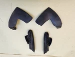 1971-1972 Buick Sportwagon Bumper Filler Set Complete Front & Rear Used Lh Rh. Fixed Price $50.00.