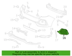 Honda 71508-TGG-A00 Left Rear Bumper Cover Spacer Panel 17-19 Civic New Genuine. Fixed Price $99.97.