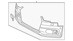 Genuine Audi Bumper Cover 8W0-807-065-R-GRU. Fixed Price $1409.58.