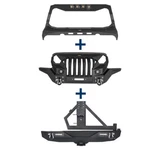 Hooke Road Front/rear Bumper Windshield Frame Guard For Jeep Wrangler Jk 07-18. Fixed Price $669.99.