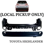 Fits 2014-2019 Toyota Highlander Rear Bumper Cover Local Pickup. Fixed Price $197.73.