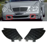Pair Front Bumper Fog Light Grill Cover For Mercedes-benz E-class W210 1999-2003. Fixed Price $16.43.