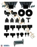 1971 Challenger W/ Hood Wedges Dodge Body Bumper Kit Mopar Lic'd Rubber Stops. Fixed Price $57.99.