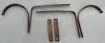Ford Fairlane Sunliner Rear Bumper Impact Mounting Brackets 1954-1955 54-55 Oem. Fixed Price $250.00.