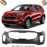 Front Bumper Cover Primed Plastic For 2017-2019 Kia Sportage. Fixed Price $500.00.