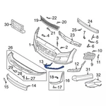 Genuine Ford 2020-2022 Mustang Trim Cover KR3Z-17E810-AA. Fixed Price $260.00.