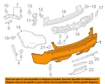 Gm Oem 17-19 XT5 Rear Components-bumper Cover 84207385. Fixed Price $586.31.