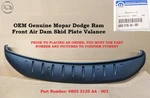 Oem Mopar Front Bumper Valance 2011-2018 Dodge Ram 1500 Sport And Express Only!. Fixed Price $114.95.
