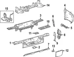 Genuine Toyota Bumper Cover Bracket 52183-0C020. Fixed Price $47.54.