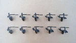 10 School Peak Moulding Clips! Fits: Gm Impala Ss Biscayne Oldsmobile. Fixed Price $38.00.