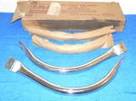 1952 53 Ford Customline Crestline Victoria Sunliner Nos Rear Bumper Wing Guards. Fixed Price $299.00.
