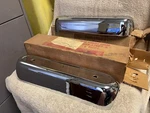 Nos Ford C0AB-17963-B C0AB-17962-A 1960 Galaxie 500 Lh Rh Rear Bumper Guards. Fixed Price $140.00.