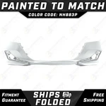 New Painted *NH883P White* Front Bumper Cover Fascia For 2021-2022 Honda Accord. Fixed Price $470.99.