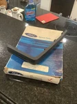 Nos 1975-1976 Ford Thunderbird Bumper Guard Pad D5SZ-17A812-A. Fixed Price $45.00.