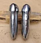 1947 1948 Ford Bumper Guards Original Pair Front Rear. Fixed Price $185.00.
