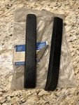 New Nos Pair For 1985 1986 Pontiac Parisienne Rear Bumper Guard Strips Impact. Fixed Price $199.99.