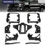 For 2016-2018 Chevy Silverado 1500 Front Bumper Support Mount Bracket Set 9PCS. Fixed Price $144.99.