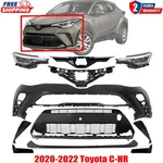 Front Bumper Cover Primed Plastic & Headlights Kit For 2020-2022 Toyota C-hr. Fixed Price $2200.00.