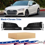 Front Bumper Fog Light Grille For 2018-20 Audi A5 Line S5 Lamp Cover Bezel. Fixed Price $60.79.