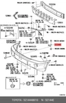 Genuine Oe Stay, Front Bumper, Center, 5214448010 For Toyota 52144-48010. Fixed Price $19.74.