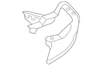 Genuine Mercedes-benz Bumper Cover Heat Shield Bracket 156-885-14-14-64. Fixed Price $80.10.