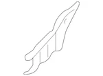 Genuine Ford Bumper Cover Support Rail 8G1Z-17C947-A. Fixed Price $16.08.