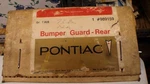 1973 Pontiac Part# 989159 Nos Bumper Guards For Catalina, Bonneville, Grandvill. Fixed Price $200.00.
