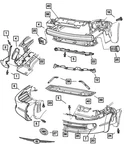 Genuine Mopar Air Dam Duct 4805168AB. Fixed Price $59.43.