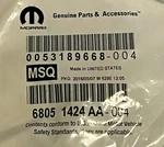 Genuine Mopar Flange Bracket Rivet 68051424AA. Fixed Price $5.00.
