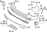 Genuine Kia Lower Molding 86693-DWEA0. Fixed Price $224.57.