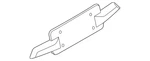 Genuine Bmw License Bracket 51-12-7-371-965. Fixed Price $59.24.