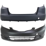 04711TK6A80ZZ, 04715TK6A91ZZ New Set Of 2 Bumper Covers Fascias For Fit Pair. Fixed Price $289.11.