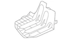 Genuine Hyundai Bumper Cover Heat Shield 86698-E6000. Fixed Price $58.49.