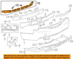 Gm Oem 13-18 Ats Rear Bumper Components-center Bracket 23145541. Fixed Price $34.17.