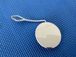 Mini Clubman R55 Used Rear Bumper Tow Hook Cap Ivory Cream Trim 7167567. Fixed Price $19.99.