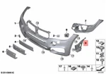 Genuine Bmw X6 F16 28IX 30DX 35IX 40DX Air Duct Side Left 51118056506. Fixed Price $47.76.