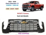 2024-2026 Chevy Silverado 2500HD 3500HD Ltz Upper Bumper & Grille -dark Ash #11. Fixed Price $1150.00.