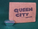1951 Ford Chrome Trunk Lock Cover #2 Vgc. Fixed Price $16.00.