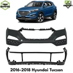 Front Bumper Cover Primed & Lower For 2016-2018 Hyundai Tucson. Fixed Price $468.61.