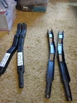 C1 Corvette 58-60 Bumperette Brackets Braces Tubes Pair Nos Gm 1958-1960. Fixed Price $145.00.