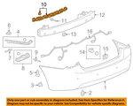 Gm Oem 11-16 Cruze Limited Rear Bumper Components-center Support 94833091. Fixed Price $39.32.