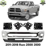 Front Bumper Face Bar Chrome & Brackets Kit For 2011-2018 Ram 2500 3500. Fixed Price $660.00.