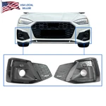 For 2020- 25 A5 S-line S5 Front Bumper Side Grille Insert Trim With Radar 2PC. Fixed Price $133.93.