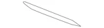 Genuine Gm Black Rear Bumper Fascia Insert 20982430. Fixed Price $99.08.