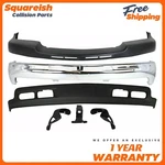 Front Bumper Chrome Steel Kit W/ Brackets For 01-02 Chevy Silverado 2500HD 3500. Fixed Price $590.00.