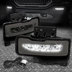 For 16-18 Gmc Sierra 1500 Full Led Front Bumper Driving Fog Lights+switch Smoked. Fixed Price $78.19.