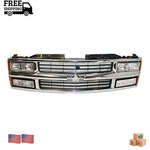 New Front Chrome Grille And Headlight Kit For 1994-1999 Chevy C1500 Suburban. Fixed Price $318.99.